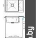 Кухонные мойки Polygran Blade 660 (серый)