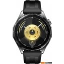 Умные часы и браслеты Huawei Watch GT 6 46 мм (черный, с черным силиконовым ремешком, международная версия)