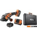 Угловые шлифмашины (болгарки) AEG Powertools BEWS 18-125BLPX2-502C 4935480858 (с 2-мя АКБ)