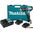 Шуруповерты, гайковерты, электроотвертки Makita DF333DWAEA1 (с 2-мя АКБ, кейс)