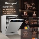 Посудомоечные машины Weissgauff DW 999 Touch Inverter Dual Fan Dry