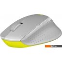Мыши Logitech M330 Silent Plus (серый/желтый)