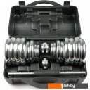 Гантели, гири, штанги Atlas Sport хромированных в чемодане 20 кг (2x10 кг)