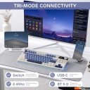 Клавиатуры Royal Kludge S85 Horizon Blue (RK Beige)