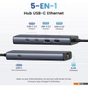 USB-хабы и док-станции Ugreen CM512 45320