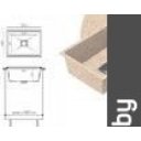 Кухонные мойки Polygran Blade 550 (песочный)