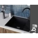 Кухонные мойки Polygran Blade 660 (черный)