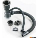 Кухонные мойки Schtoff Best Decor Silver 6050 + коландер металл K-1 BLACK + дозатор SD-1 SILVER