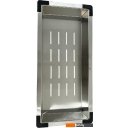 Кухонные мойки Schtoff Best Decor Silver 5550 + коландер металл K-1 BLACK + дозатор SD-1 SILVER