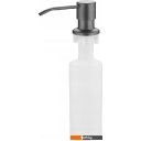 Кухонные мойки Schtoff Best Decor Silver 5550 + коландер металл K-1 BLACK + дозатор SD-1 GREY