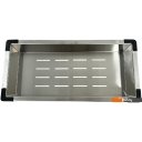 Кухонные мойки Schtoff Best Decor Silver 4550 + коландер металл K-1 BLACK + дозатор SD-1 SILVER