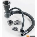 Кухонные мойки Schtoff Undermount Best Decor Silver 5545 + коландер KR-1 GREY + дозатор SD-1 GREY