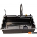 Кухонные мойки MARRBAXX B7546-R Decor B7546-DMR (графит/темно-серый)