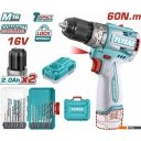 Шуруповерты, гайковерты, электроотвертки Total TOSLI241199 (с 2-мя АКБ, кейс)