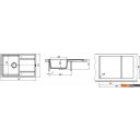 Кухонные мойки Zorg Rock 78 Premium black metallic