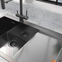 Кухонные мойки Zorg ZRN 5080 Premium L PVD Gunblack