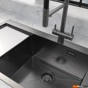 Кухонные мойки Zorg ZRN 5080 Premium R PVD Gunblack