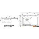 Кухонные мойки ARFEKA ECO AR 780*500 L SATIN