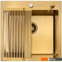 Кухонные мойки ARFEKA ECO AR мойка 500*500, роллер-мат, дозатор Gold