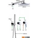 Душевые системы и гарнитуры Grocenberg GB5090 (хром)