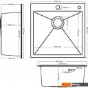 Кухонные мойки Schtoff Best Decor Black 4550