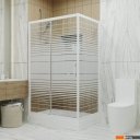 Душевые кабины Triton Фьюжн 120x80 А (белый/полосы)