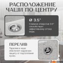 Кухонные мойки Saniteco Terra (серый)