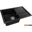 Кухонные мойки Saniteco Fama (черный с сифоном)