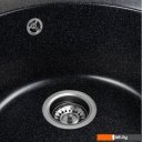Кухонные мойки Saniteco Linea (черный с сифоном)