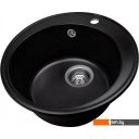 Кухонные мойки Saniteco Nova (оникс с сифоном)