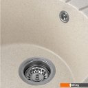 Кухонные мойки Saniteco Pura (бежевый с сифоном)