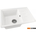 Кухонные мойки Saniteco Rosa (белый с сифоном)