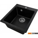 Кухонные мойки Saniteco Silva (черный с сифоном)