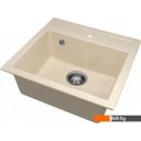 Кухонные мойки Saniteco Terra (бежевый с сифоном)
