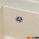 Кухонные мойки Saniteco Terra (бежевый с сифоном)