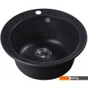 Кухонные мойки Marblan Orbi (черный,с сифоном)