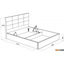 Кровати НК-Мебель Соната 160x200 72303674 (велюр зеленый/Happy 697)