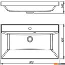 Умывальники Florentina Астория 800 (белый)