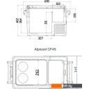 Автохолодильники, термобоксы, термосумки Alpicool CF45 (без адаптера 220В)