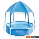 Бассейны Intex Metal Frame с навесом 28209NP (183x38)