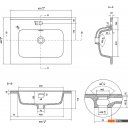 Умывальники Lauter Alton 61 (керамический)