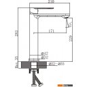 Умывальники Lauter 21493A + Moon 21СK81691C с сифоном 21635CH (хром)