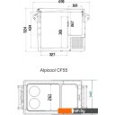 Автохолодильники, термобоксы, термосумки Alpicool CF55 (без адаптера 220В)