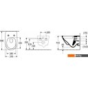 Унитазы Villeroy & Boch Subway 3.0 4670-T0-RW+8M42-S1-RW