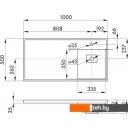 Умывальники Акватон Лайн 100 1A72073KLF010