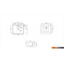 Умывальники Jaquar Fonte FNS-WHT-40931