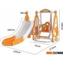 Детские спортивные комплексы и игровые площадки Sundays Машинка A30019 (оранжевый)