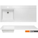 Умывальники Runo Гамма 105 лайт с правым крылом (белый)