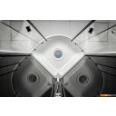 Душевые кабины Saniteco SNT-90 90х90 (черный/прозрачное стекло)