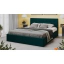 Кровати Трия Эмма с ПМ 160x200 (велюр Confetti Izumrud)